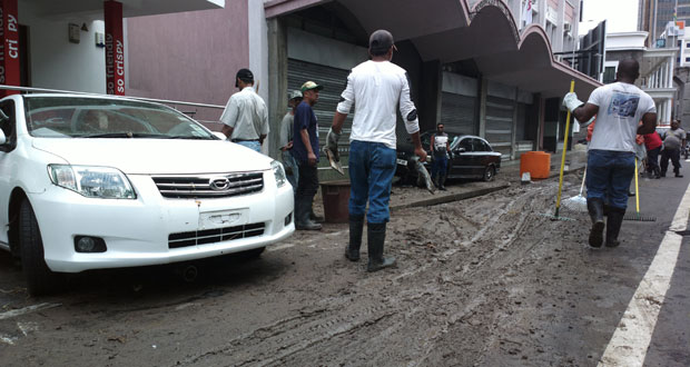 La Chaussée au lendemain des inondations 