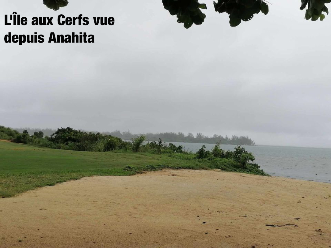 L'Île aux Cerfs vue depuis Anahita