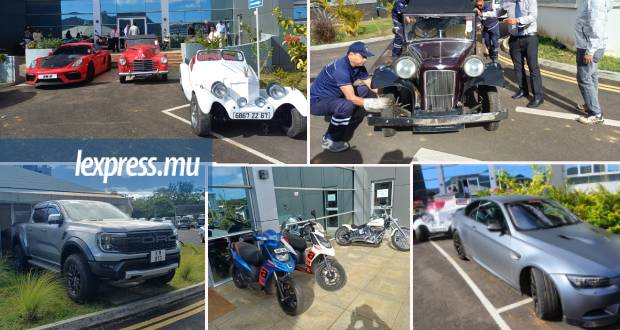 Voitures de luxe, motos et drogue saisies