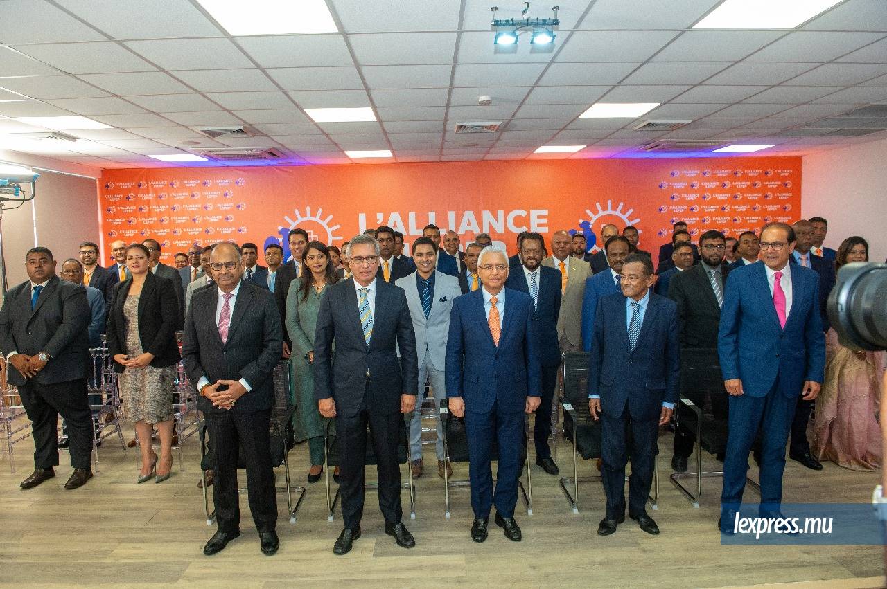 Présentation des 60 candidats de l’Alliance Lepep, le 16 octobre, en vue des élections générales du 10 novembre