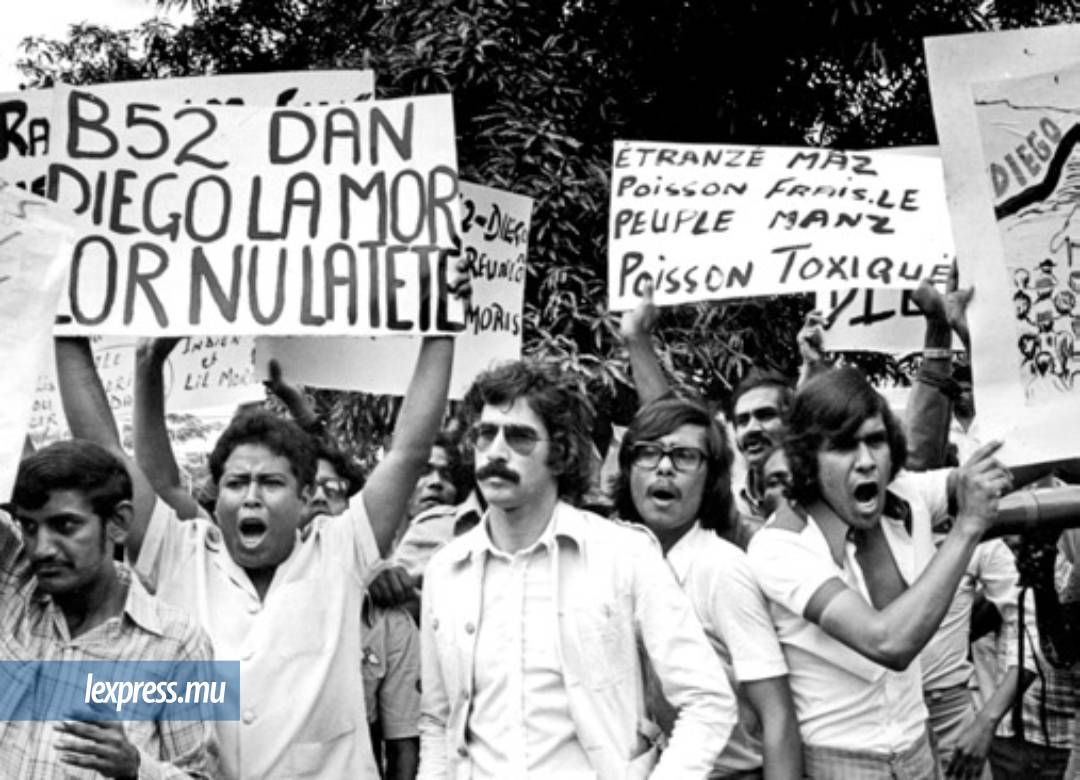 Manif du MMM pour la rétrocession de Diego Garcia.